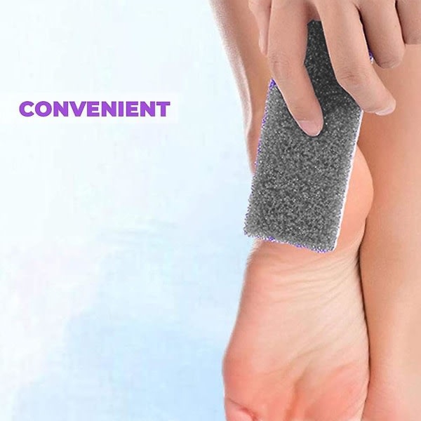 Callus Remover fotskrubber for hard hud på føtter, hæler og håndflater Død hudfjerner (grå)