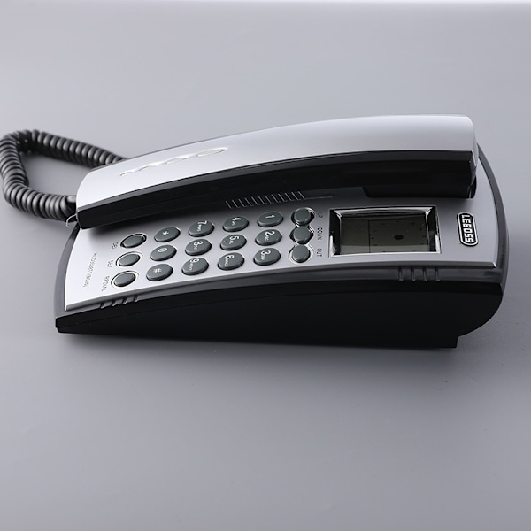 Sladdtelefon Liten hemtelefon Fast telefon med samtals-ID-display