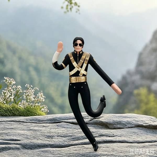Michael Jackson-inspired Plush Doll 28cm, Abstract Character Stuffed Pillow, Soft Collectible Plush Toy A2