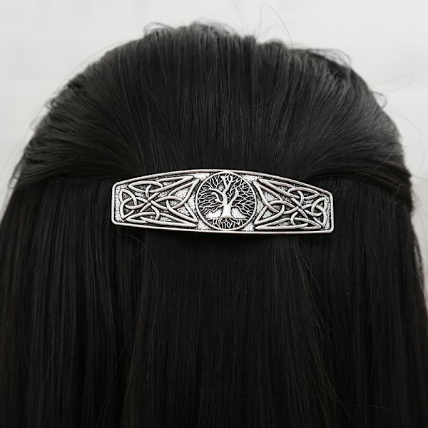 2 kpl Retro Hiusklipsit Elämänpuu Elämänlähde Metallinen Hiusklipsi Koristelu Hiusneulat Päähine Vintage Hiusneula_xx W