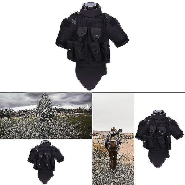 Tactical Vest Outdoor Painolaakeri Airsoft Miesten Musta