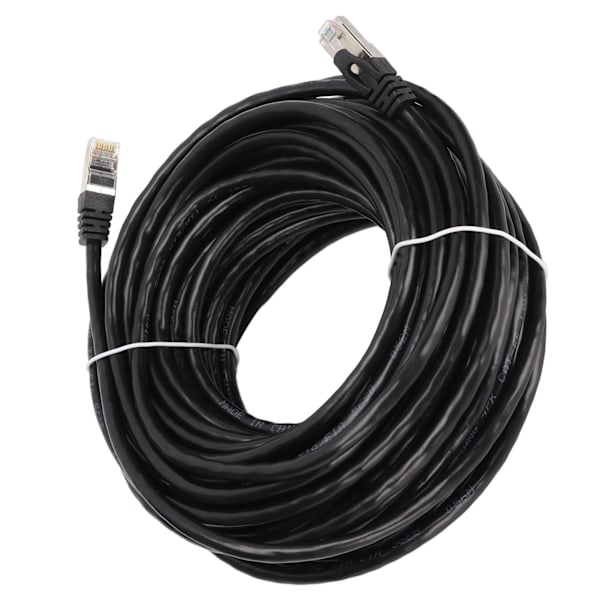 Cat 6 Ethernet-kabel EMI-skjerming Lavt returtap 10 Gbps Høyhastighets RJ 45-kontakt Internettkabel for PC 20 meter