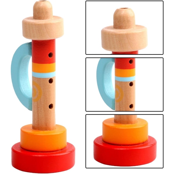 Træblokfløjteinstrument til børn | Piccolo fløjte, tidlig uddannelse udvikle blokfløjte