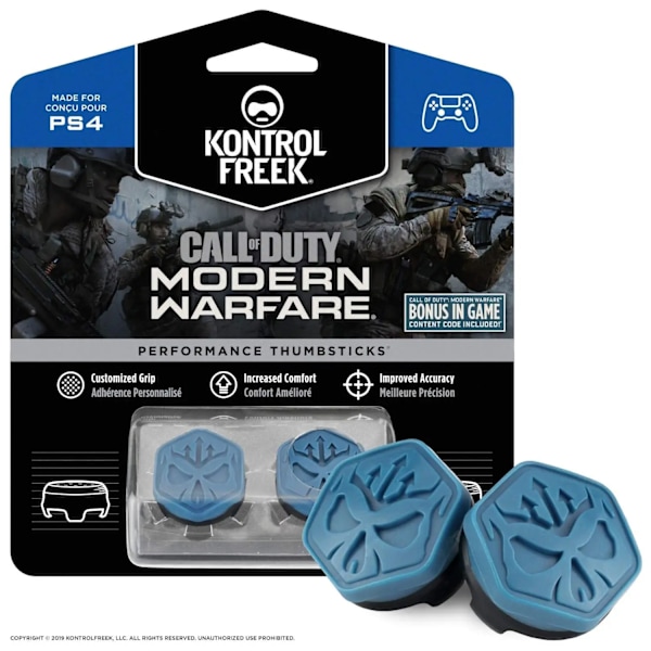 KontrolFreek FPS Freek Galaxy för Playstation PS4 5 High-Rise Analog Stick Joystick Controller Prestanda Tumstockar PS5 4-8