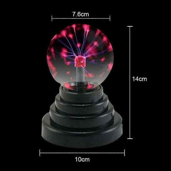 USB Plasmaboll Antistress Trick Gadget Boll Leksaker Halloween Rolig Present