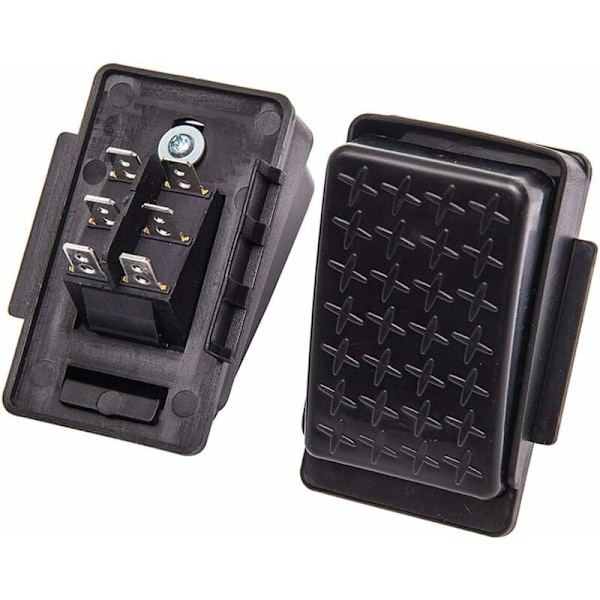 Legetøjsbil Accelerator Pedal Kontrol Switch - Sort 6-polet