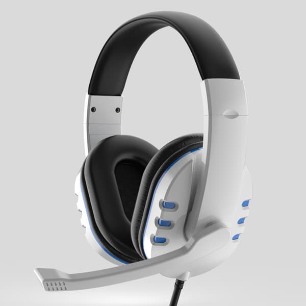 Gaming Headset til PS4 PS5 PC Xbox One, PS4 Headset med Mikrofon Surround Bas Lyd Hovedtelefoner Støjreducerende