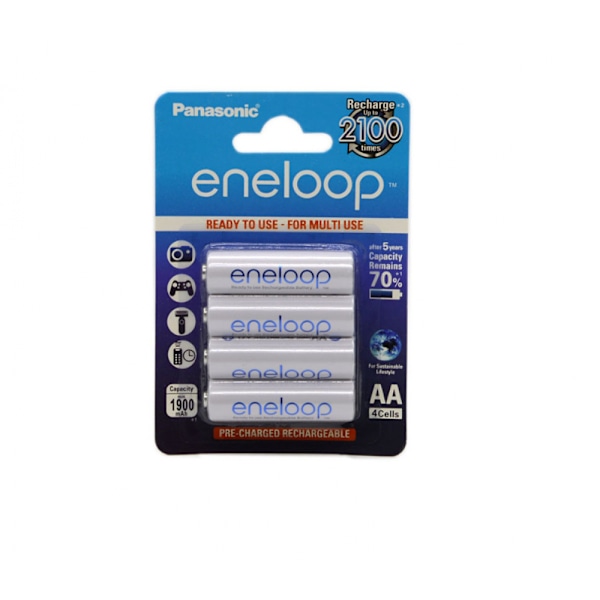 SAYTAY AA genopladeligt batteri 1900mAh, 2100 cyklusser Ni-MH forladning ST-001