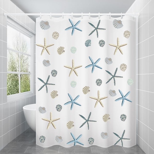 1 dusjforheng, 200*220 cm vanntett dusjforheng mot mugg