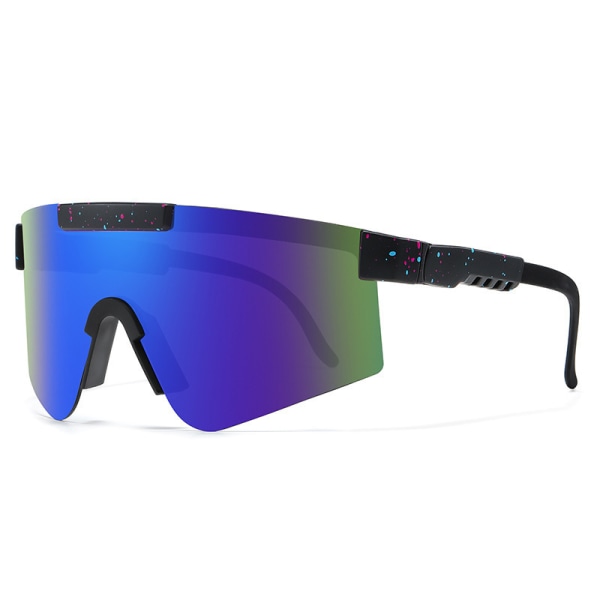 Polarized Sports Sunglasses with 3 Interchangeable Lenses, Cycling Glasses,Baseball Golf Driving