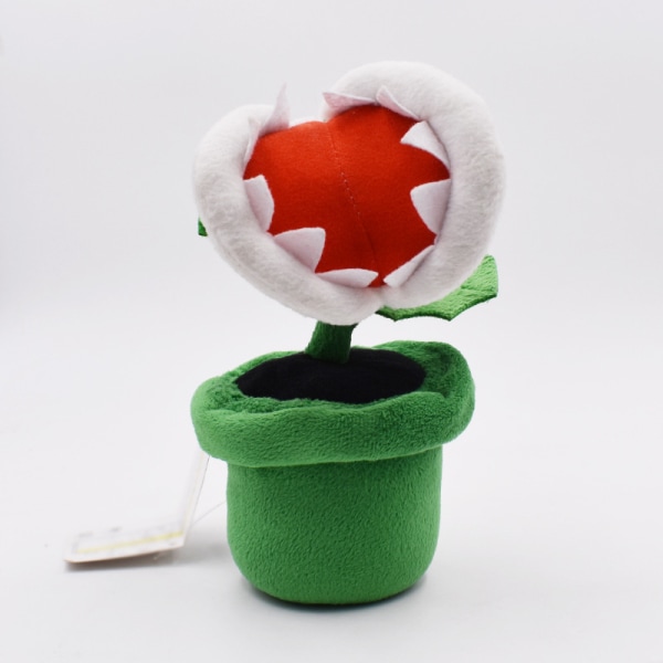 Super Mario All-Stars 1594 Piranha Plant plysj leketøy, 7,8 tommer