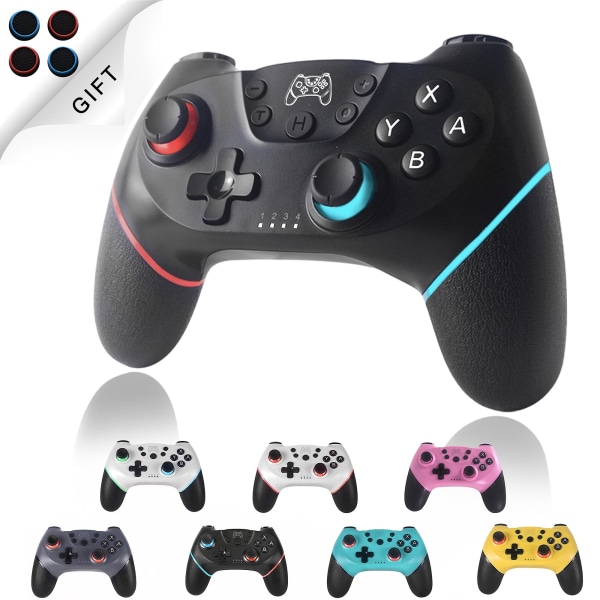 Bluetooth-kompatibel Pro Gamepad For Ns Switch Console Trådløs Gamepad Videospill Usb Joystick Control