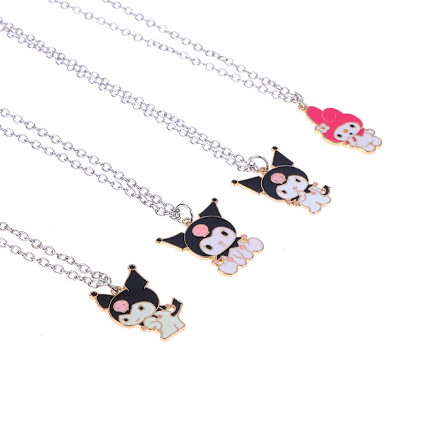 1. Sanrio Kvinder Melody Halskæde Kuromi Cinnamoroll Kawai A