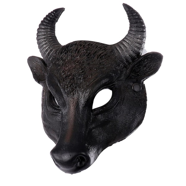 Påskkarneval fest halv ansikte skum 3d realistisk tjurhuvudmask