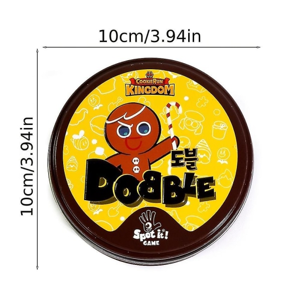 Dobble Cookie Run Kingdom Edition Spot It Card Board Game Card Game,qinwei-647