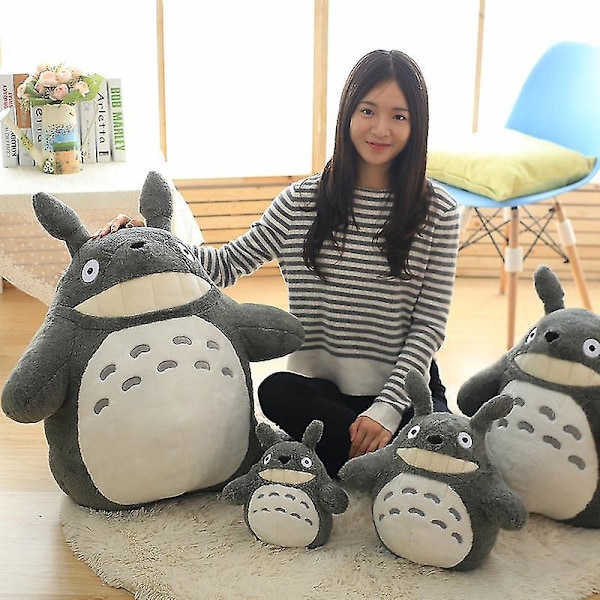 30/40cm Söta Anime Barn & Totoro Dockor Stor Storlek Mjuk Kudde Plyschleksak Stil B Style B 30cm