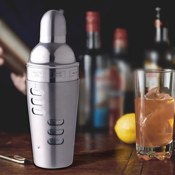 700ml Cocktail Shaker Miljøvenlig Lækagesikker rustfrit stål Dobbeltvæg Cocktailmixere til bar