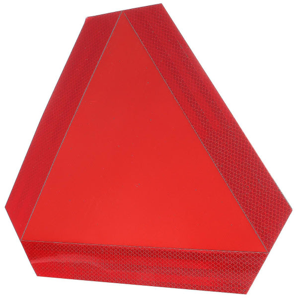 Slow Moving Vehicle Safety Sign med Reflector Triangle Sign Reflex Board