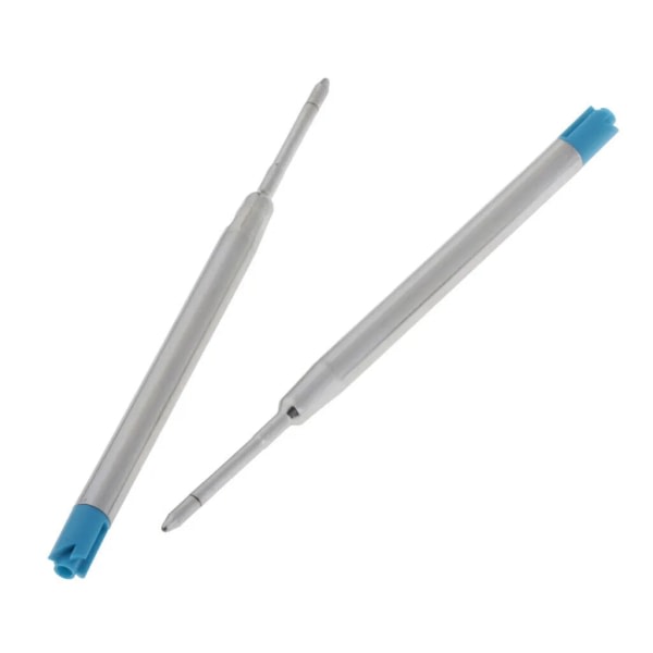 10 x Ballpoint Pen Refill Dokumentsikker 1,0 mm Blå Metall Ballpoint Pen Refill