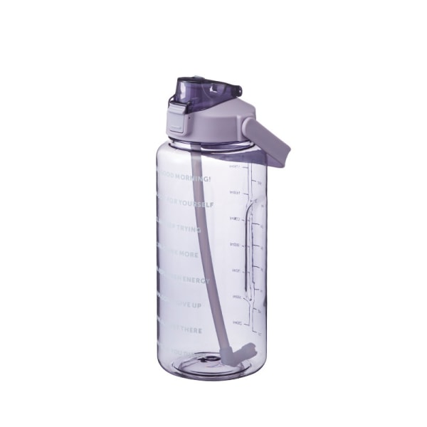 Stor vandflaske Sport drikkekop Lilla Purple 2000ml