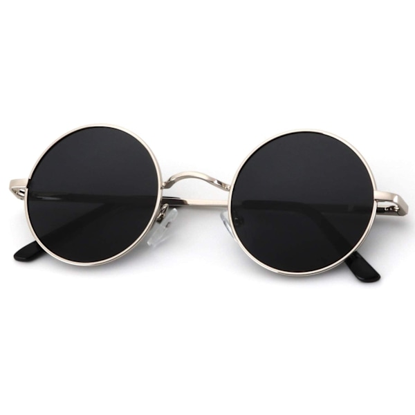 John Lennon Glasses Men's Round Sunglasses Men's Polarized Circle-WELLNGS