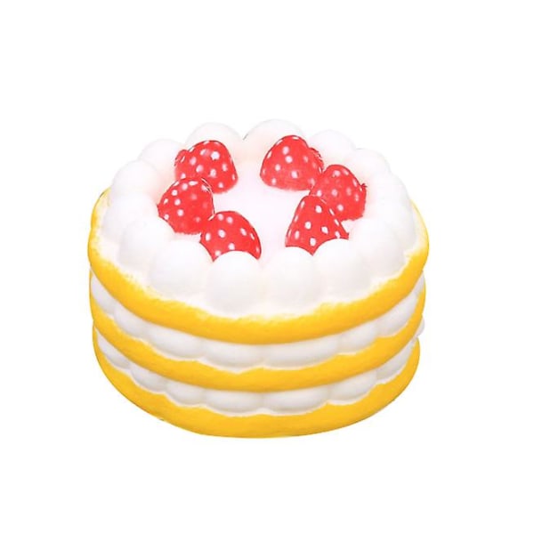 Slow Rebound Squishy Strawberry Birthday Cake Mallin puristuslelu