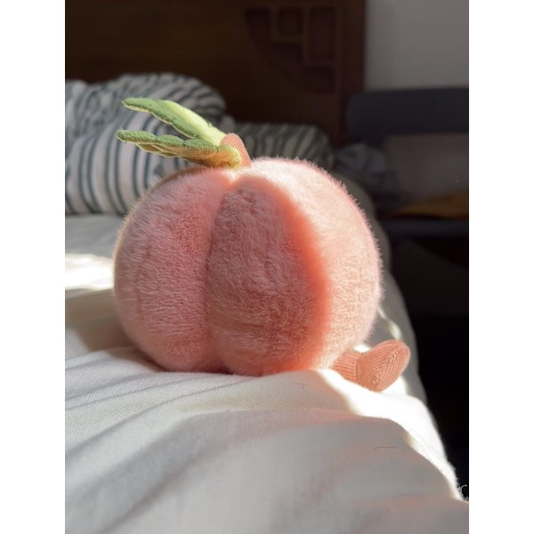 Sommerudsalg Jellycat Amuseable Fersken Blød Legetøj Plys Helt Ny Sjælden-4
