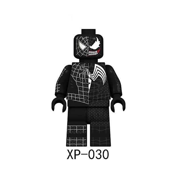 8 stk. Superhelte Deadpool Venom Batman Thor Dukke Dukke Børn Ass