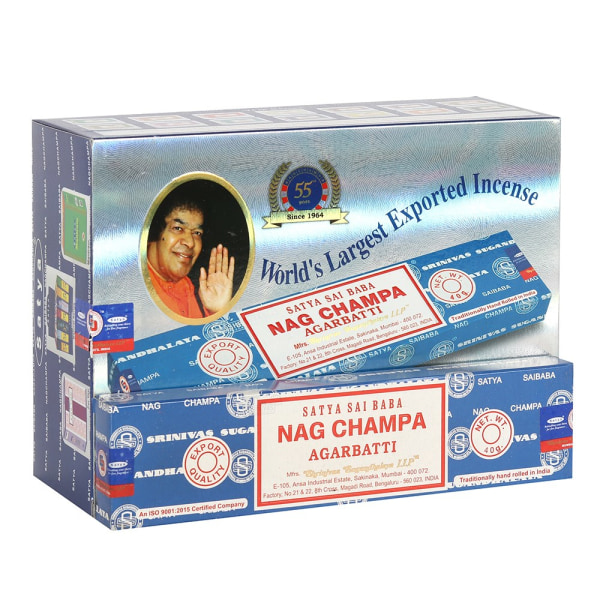 Satya Nag Champa Rökelsepinnar (Förpackning om 120) En Storlek Flerfärgad Multicolored One Size