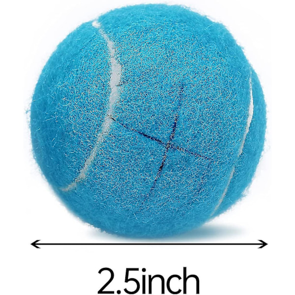 4 stk. forudskårne tennisbolde til møbelben og gulvbeskyttere, stærke og holdbare filt glidebeskyttere Blue