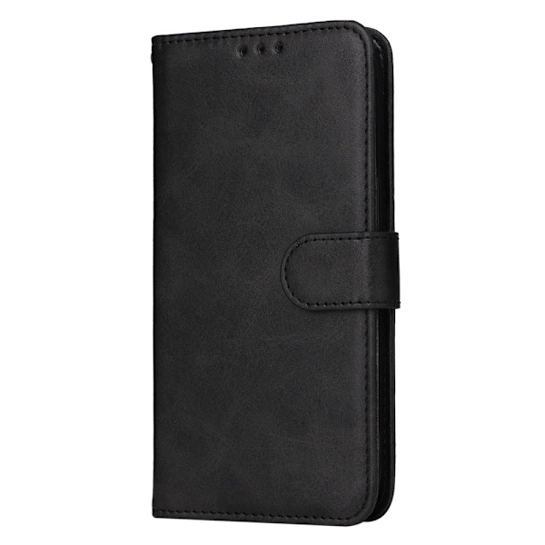 SKALO Xiaomi Redmi A3 PU-nahkalompakkokotelo - Lisää värejä Musta_xx Black Black