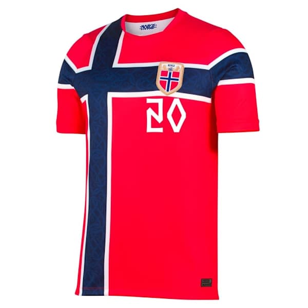 2026 World Cup Norway National Team Home Kit for Kids+Shorts+Socks (No. 10 Ødegaard Printed) 28 26-27 Odegaard 26-27 Odegaard 28