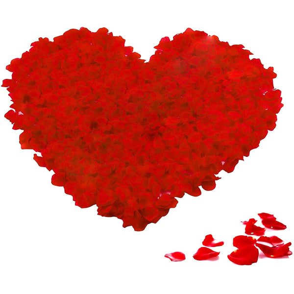 1000 st non-woven kronblad för romantiska, bröllop, alla hjärtans dag