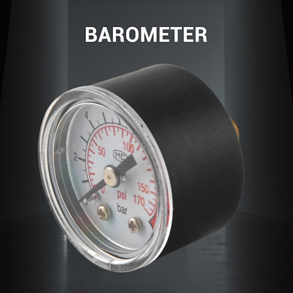 0-12BAR 0-170PSI 10mm Kierteellä Kaasu Ilmapumpun Paineen Mittari Kompressorin Manometri