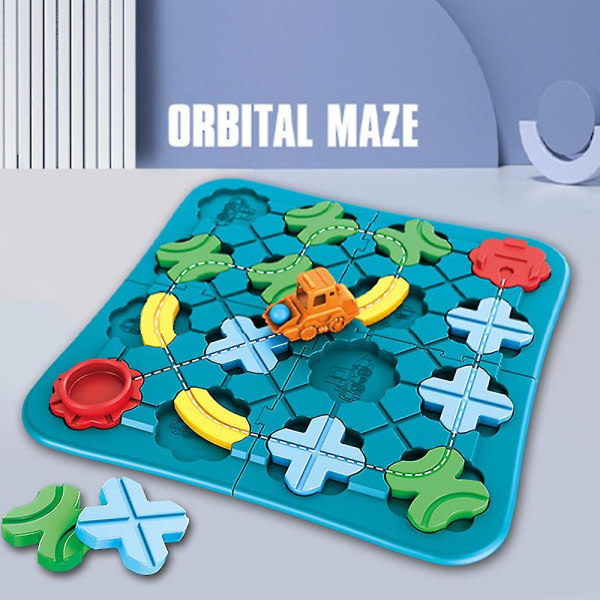 Barn Upptäck Route Maze Förskolepusselleksak Tidig kognitiv leksak