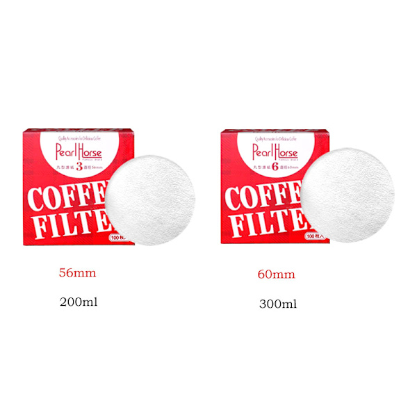 100 stk Runde Kaffeefilterpapir Moka Pot Kaffeemaskine Filter 60mm