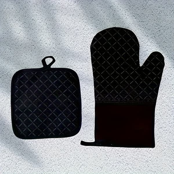 2-pack halkfria kökshandskar och grytlappar kraftiga med grepp för diskning presentidé 2 Pieces