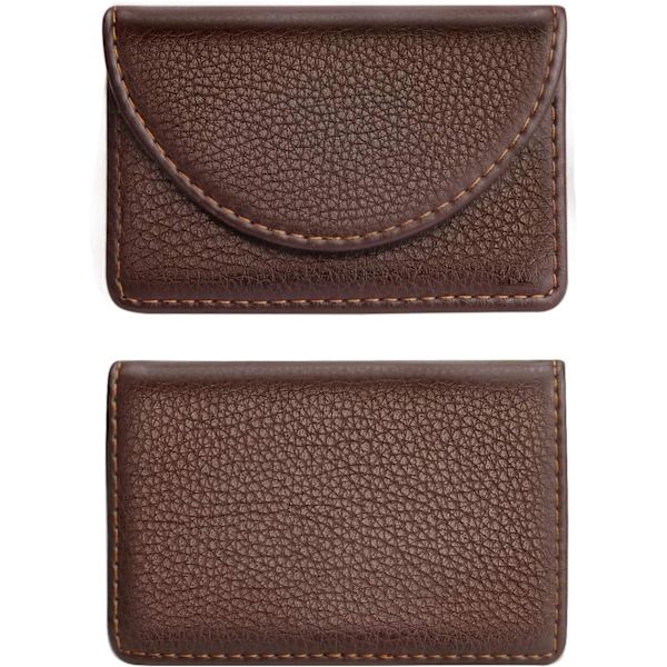 Läder Business Card Holder Case för Män eller Kvinnor Got Bussines