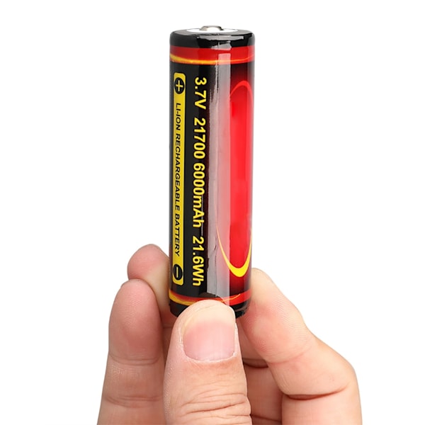 21700 6000mAh Højkapacitets 3,7V Genopladeligt Batteri Udladning 3,7V Batteri