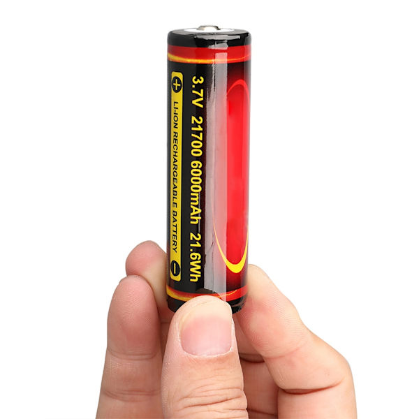 21700 6000mAh Suurikapasiteettinen 3,7V Latautuva Akun Purkaus 3,7V Akun
