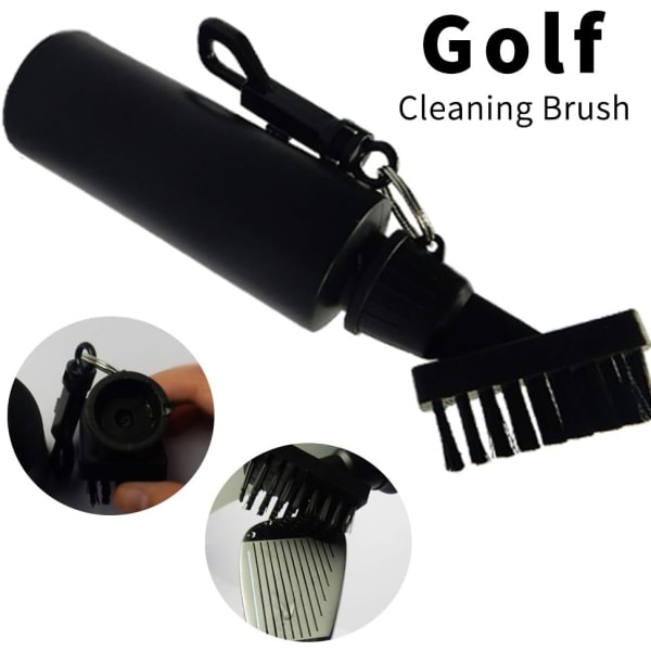 Rengöringsborste för golfklubba Svart, ingen repa, svart, One Size
