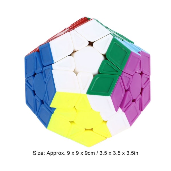 Megaminx Puslespil 3x3 Levende Farve Udfordrende Pentagonal Speed ​​​​Pusletøj til børn Børn