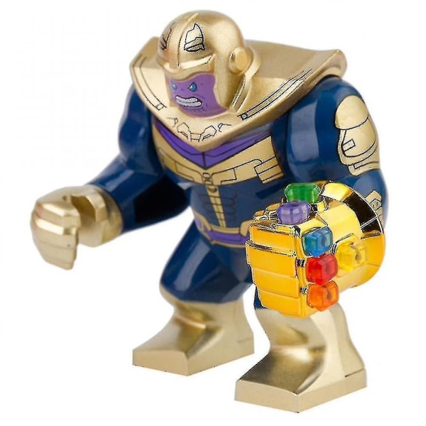 8 cm Endgame Thanos Armor med Infinity-handskar Svärd Docka i stor storlek Minidocka Byggklossar Leksaker Ki