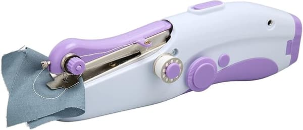 Mini Handheld Electric Sewing Machine with Double Needles for Home Use