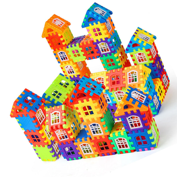 Toddler byggsten leksak 3d stora block byggsatser sammankopplande pussel Pedagogisk leksak för pojkar flickor