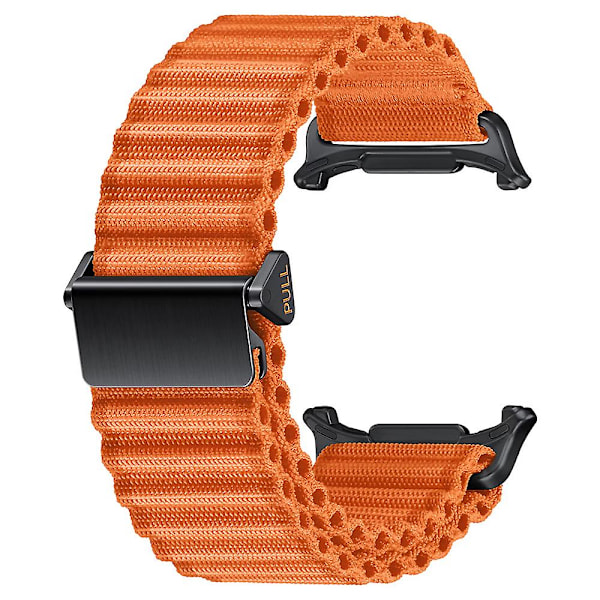 Nylonkellor Samsung Galaxy Watch Ultra 47mm - Vaihtokello Orange