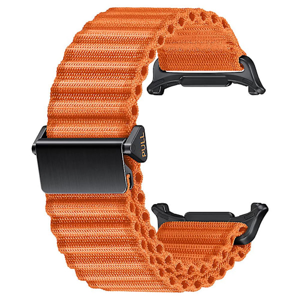 Nylonrem til Samsung Galaxy Watch Ultra 47mm - Udskiftningsrem Orange