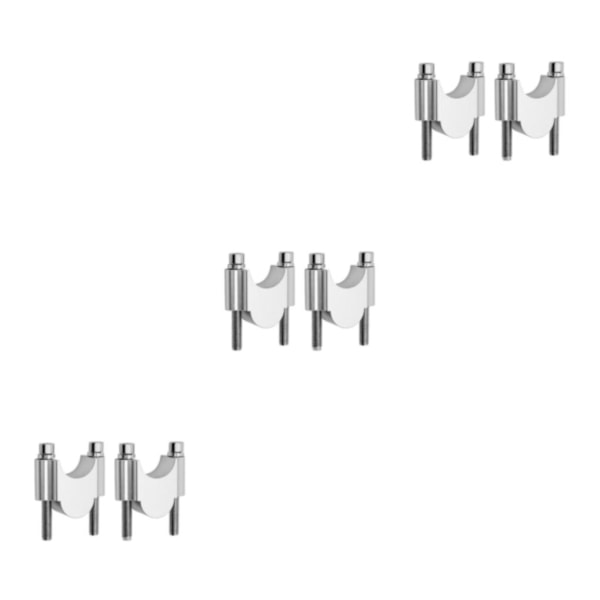1/3/5 2st/set Höghållfast Monteringsklämma för Stång av Aluminiumlegering För Vit 28mm White 28mm 3PCS
