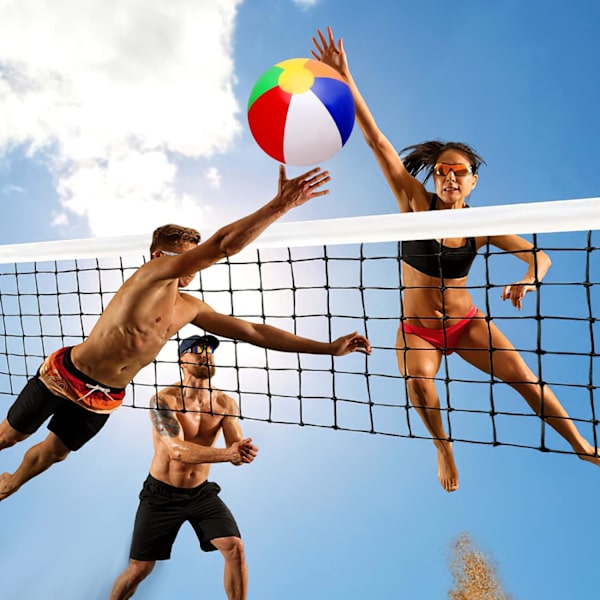 Vattenleksaker Boll Strandleksaker för Sommarstrand, Poolspel (Regnbåge)