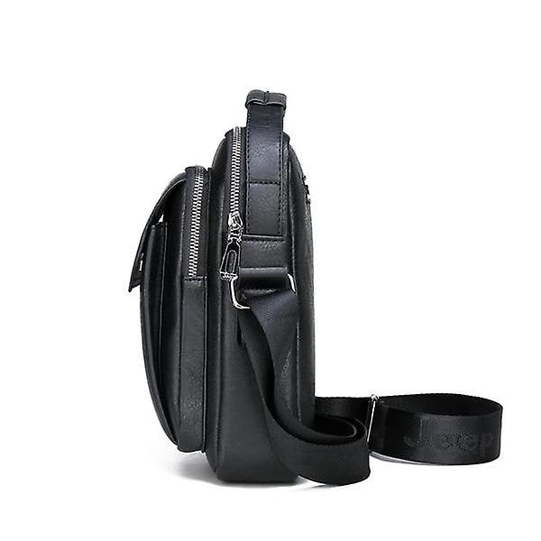 Herr Axelväska Messenger Bag Herr Dragkedja Herrväska Hög Kapacitet(brun)